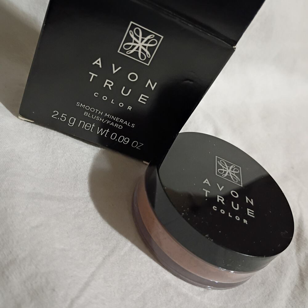 NIB AVON TRUE COLORS Blushed/Rose 2.5g Smooth MInerals Blush F0887 HARD TO FIND